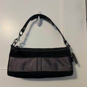 Small black Coach purse